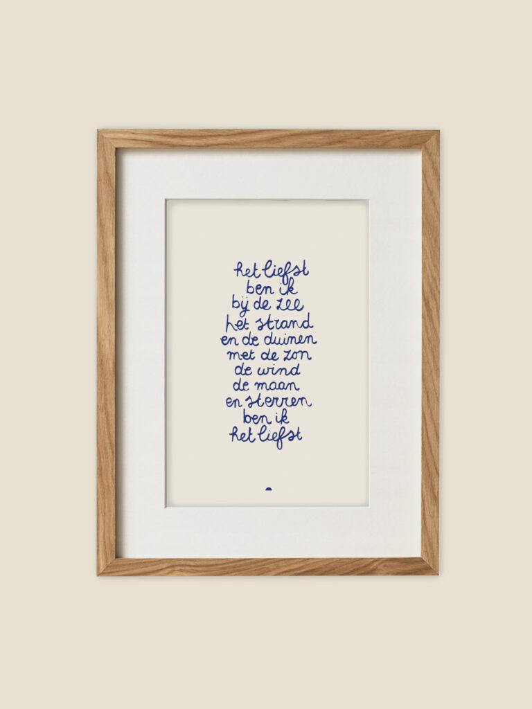 A5 miniposter Het liefst