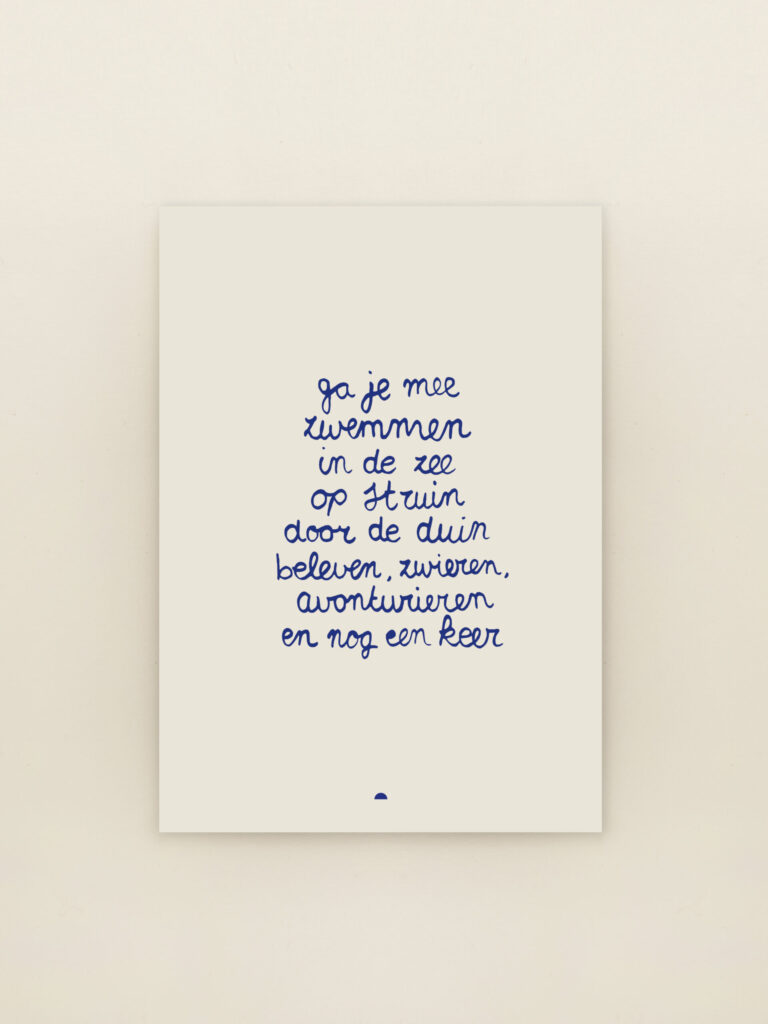 wenskaart ga je mee A6