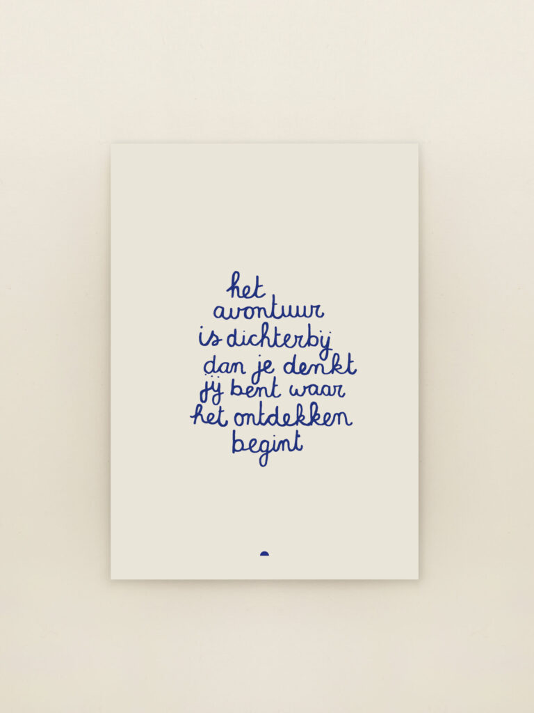 wenskaart a6 avontuur