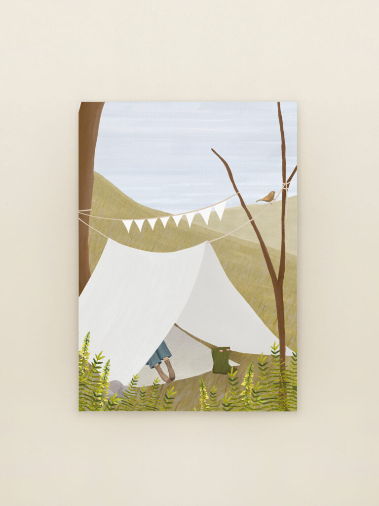 wenskaart a6 hut bouwen