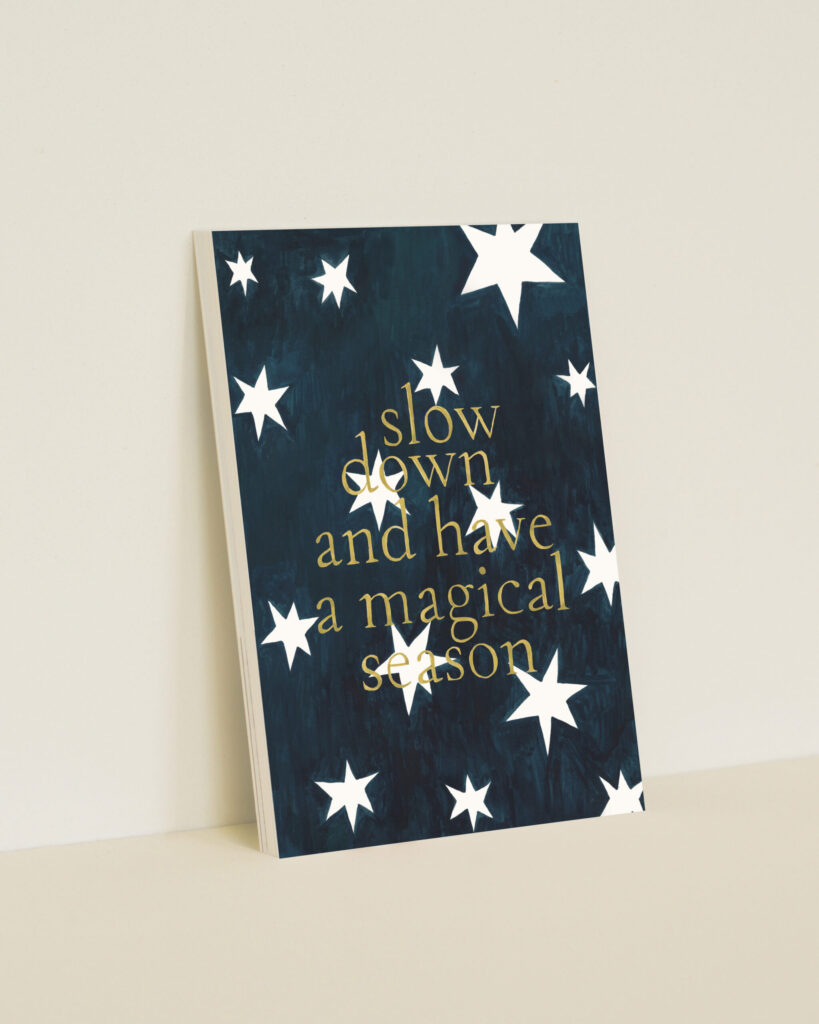 wenskaart a6 magical season