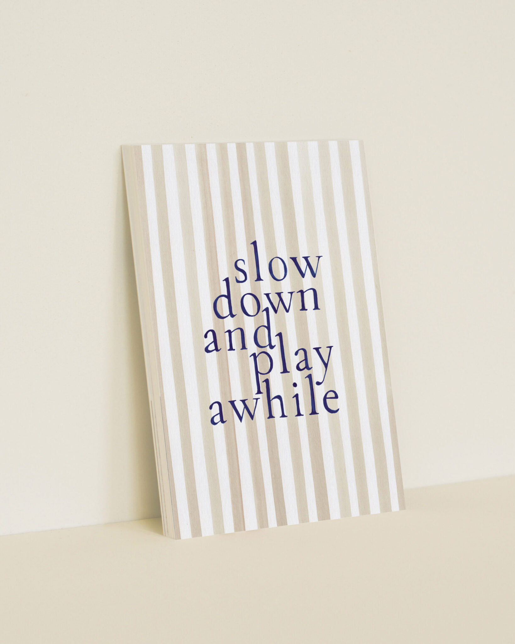 wenskaart a6 slow down