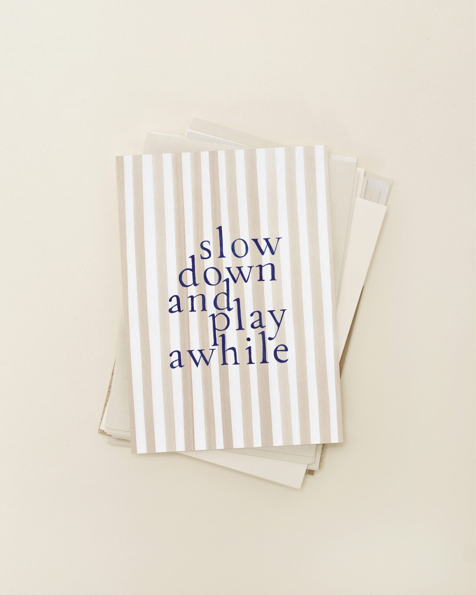 Slow down