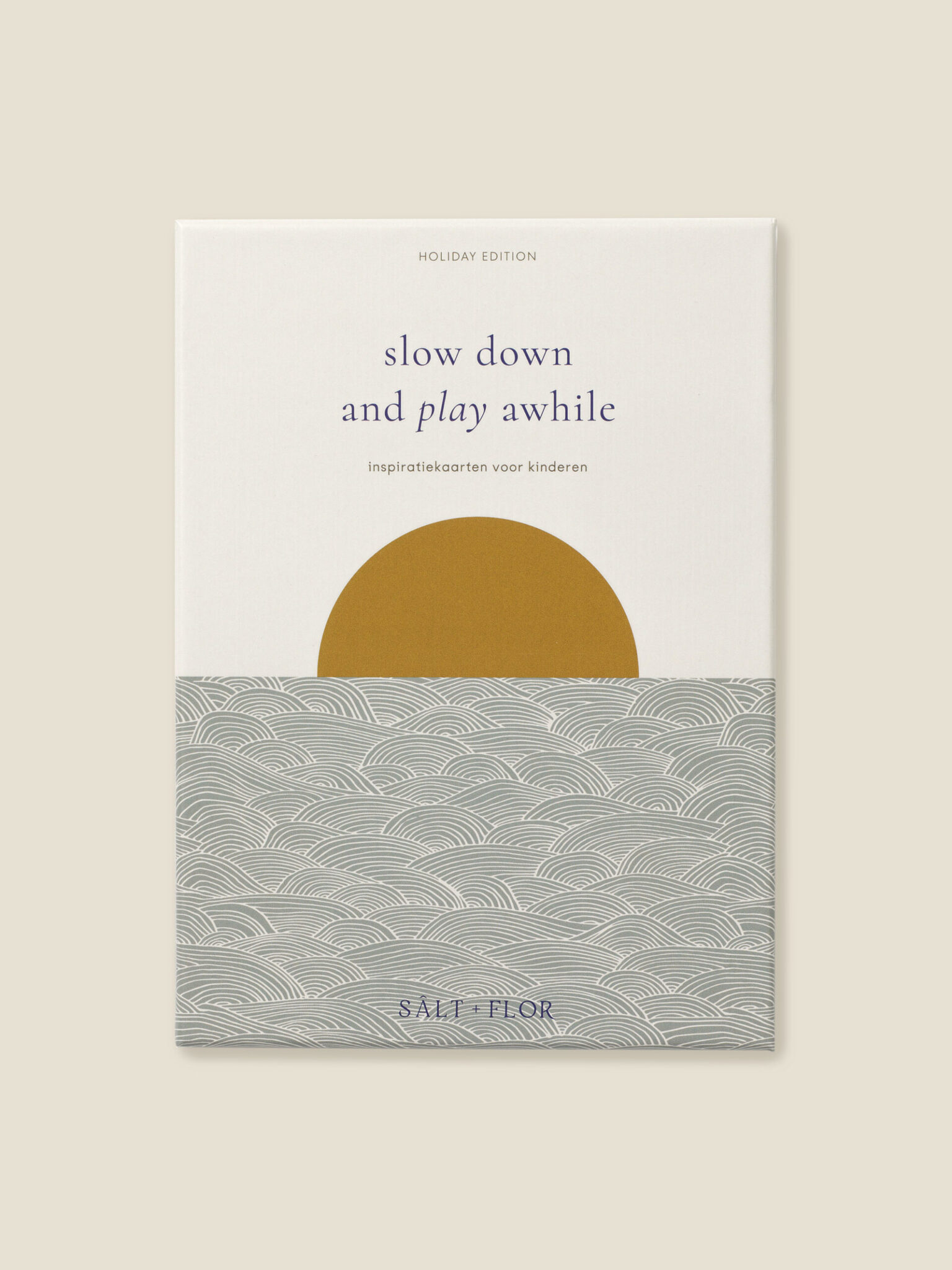 Kaartendeck Slow Down and Play Awhile van Sâlt + Flor met handgeschilderde inspiratiekaarten