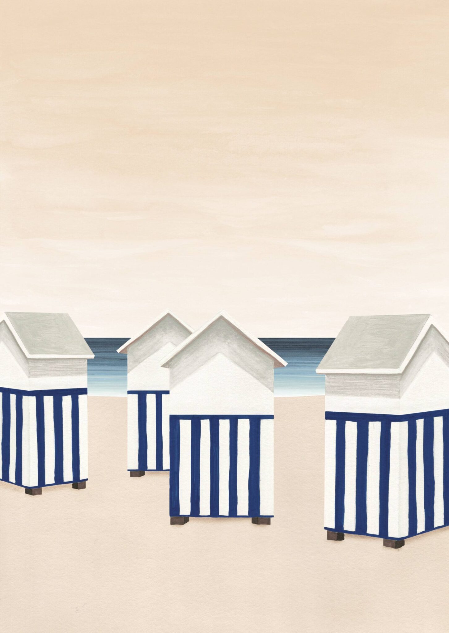 kabines aan zee