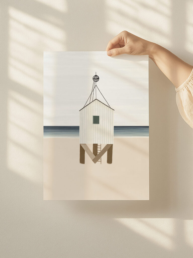 art print 30x40 Drenkelingenhuisje