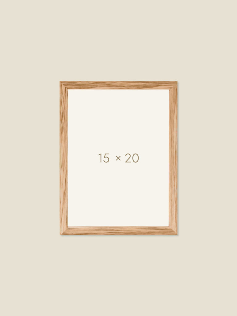 oak lijst 15x20