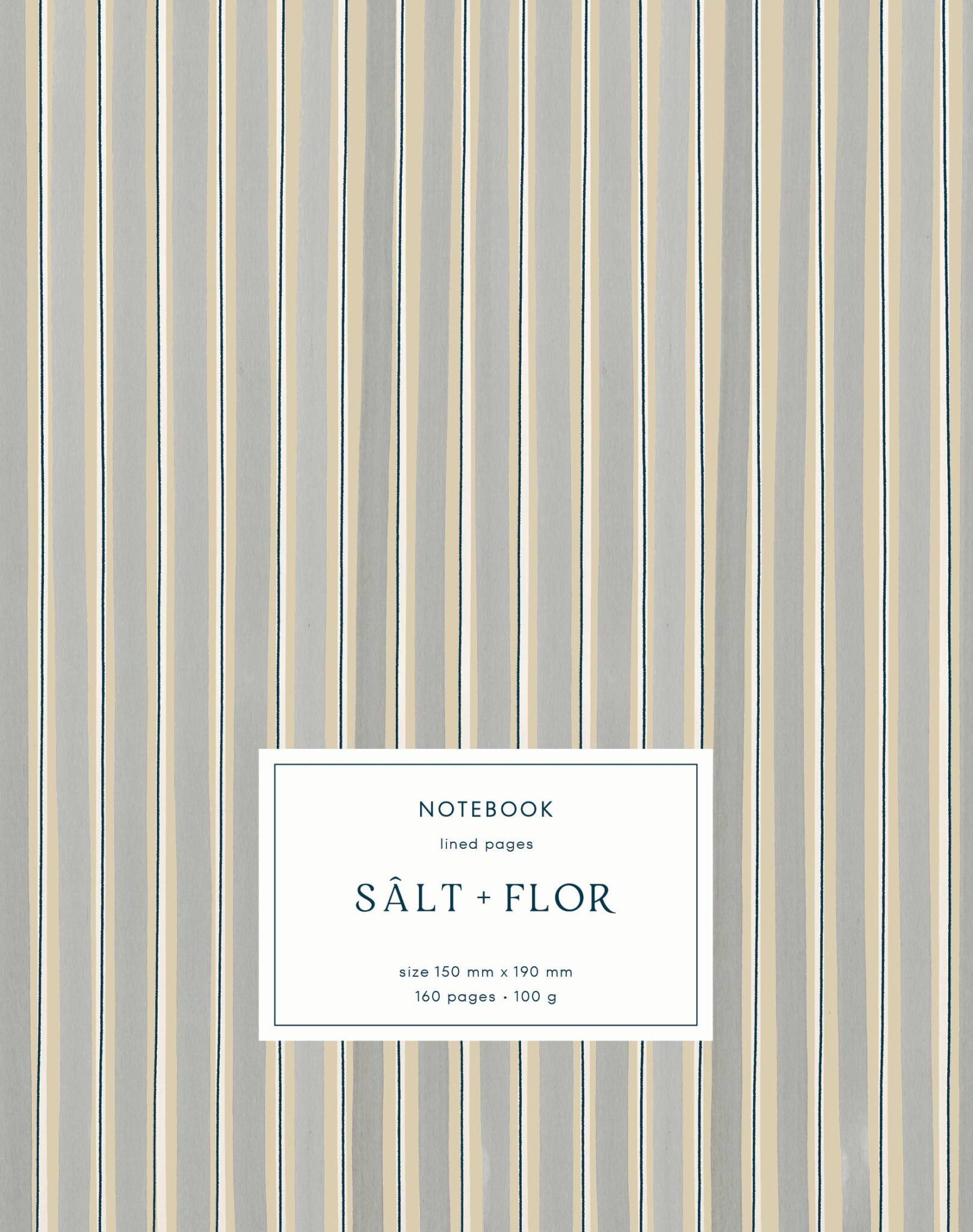 notebook stripes detail